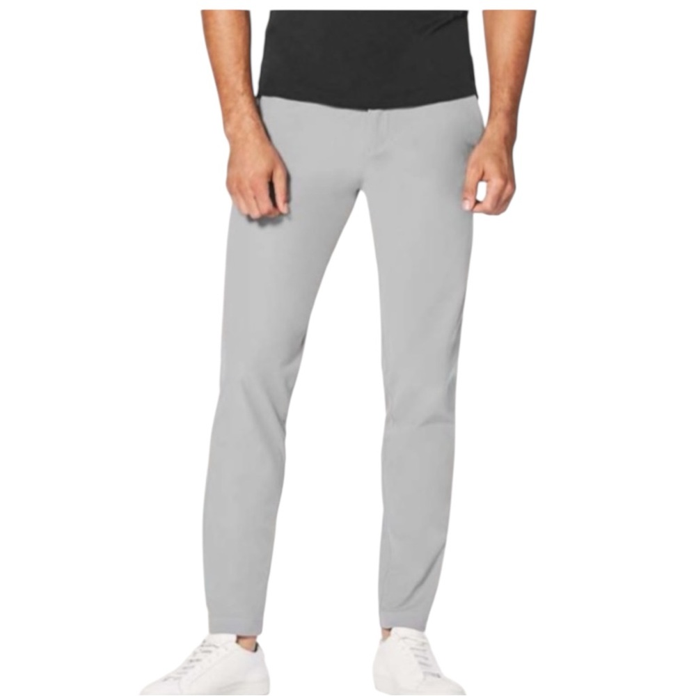 LULULEMON Men's Commission Pants in Siler Drop (Gray) Size 34 - Picture 3 of 12